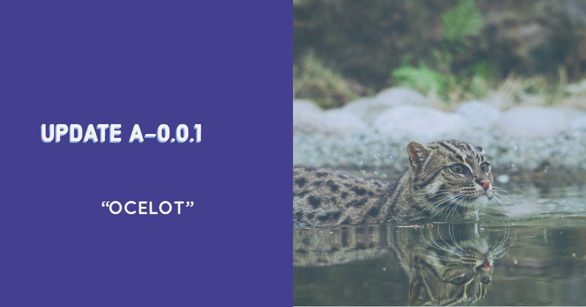 Update Alpha 0.0.1 “Ocelot”
